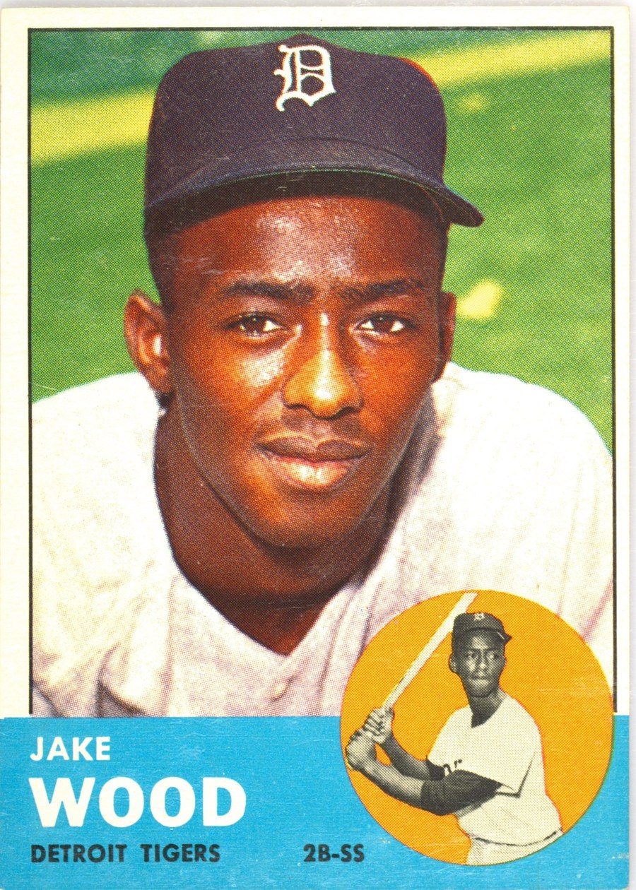 1963 Topps #453 Jake Wood, Detroit Tigers