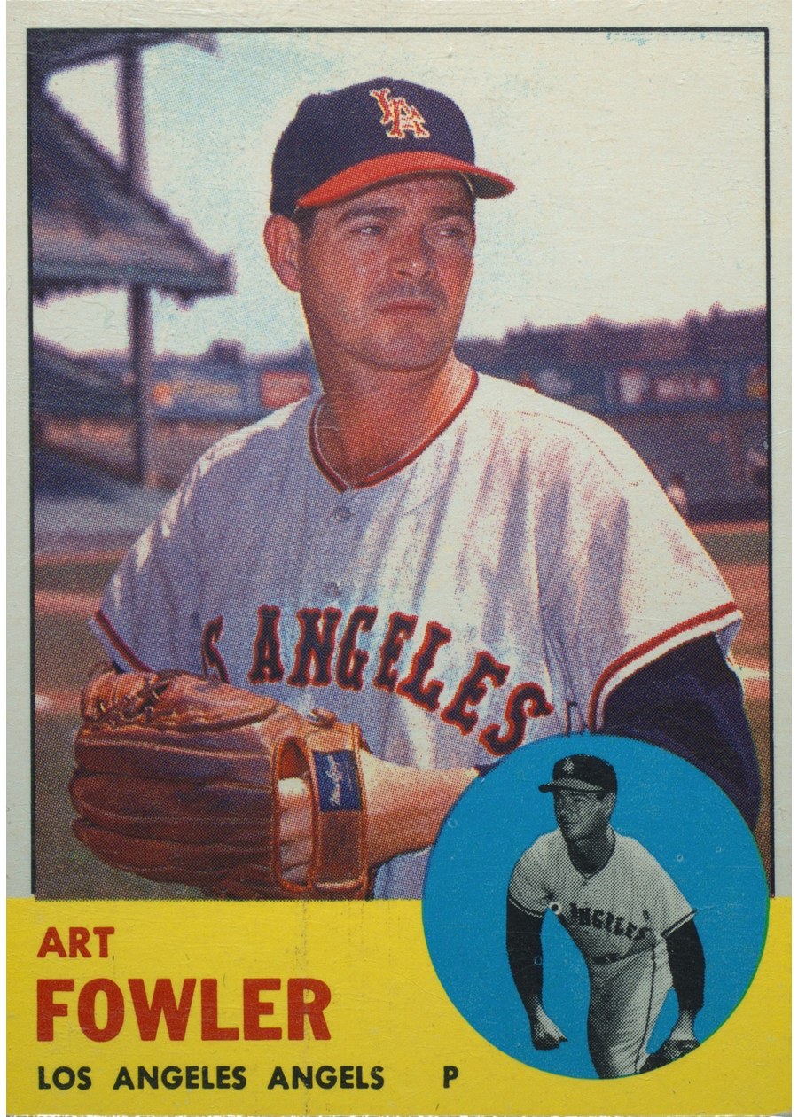 1963 Topps #454 Art Fowler, Los Angeles Angels
