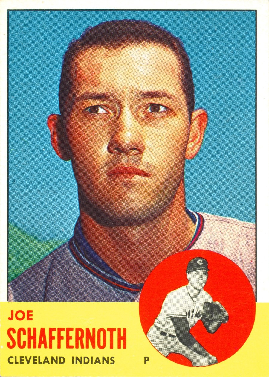1963 Topps #463 Joe Schaffernoth, Cleveland Indians
