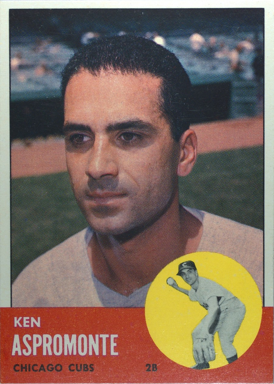 1963 Topps #464 Ken Aspromonte, Chicago Cubs