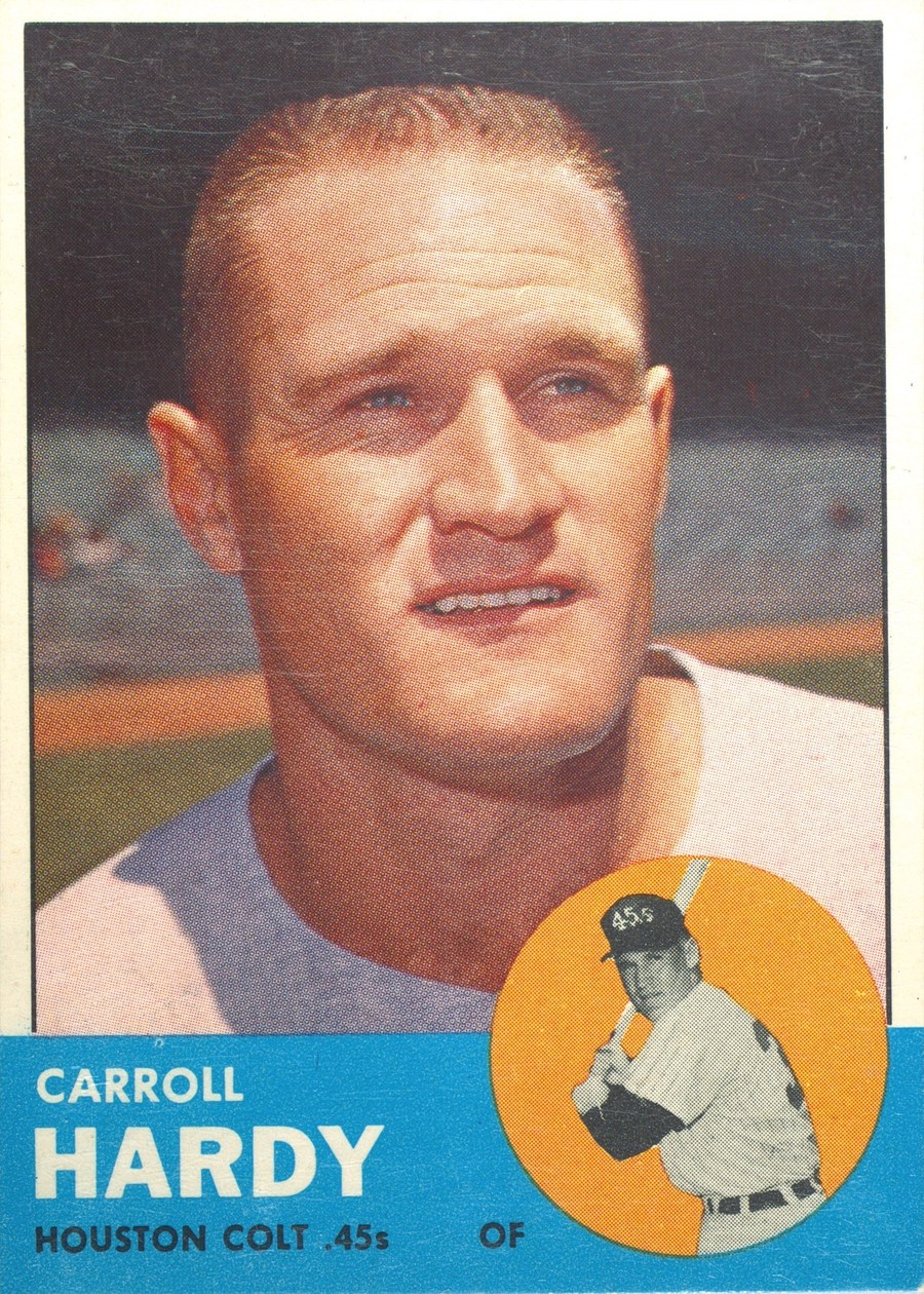 1963 Topps #468 Carroll Hardy, Houston Colt .45's