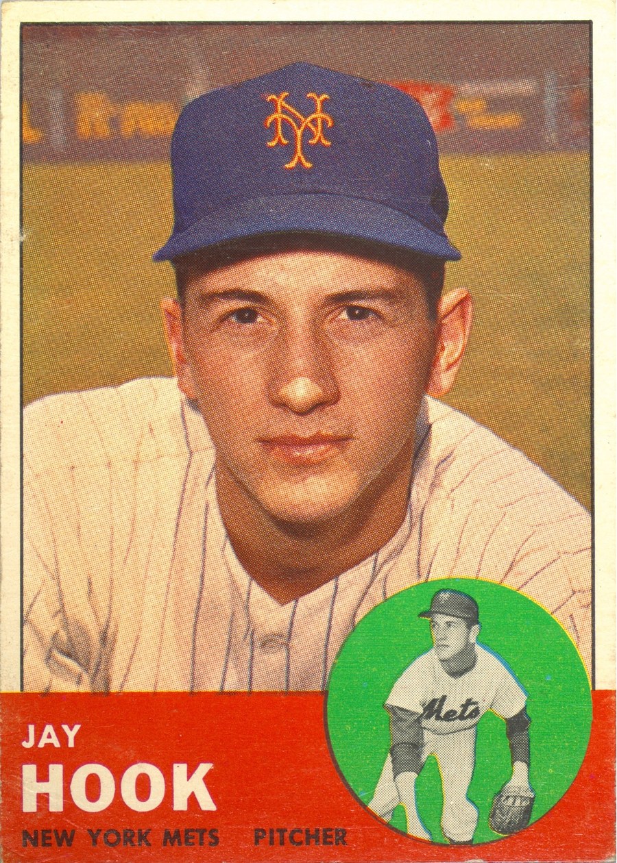 1963 Topps #469 Jay Hook, New York Mets