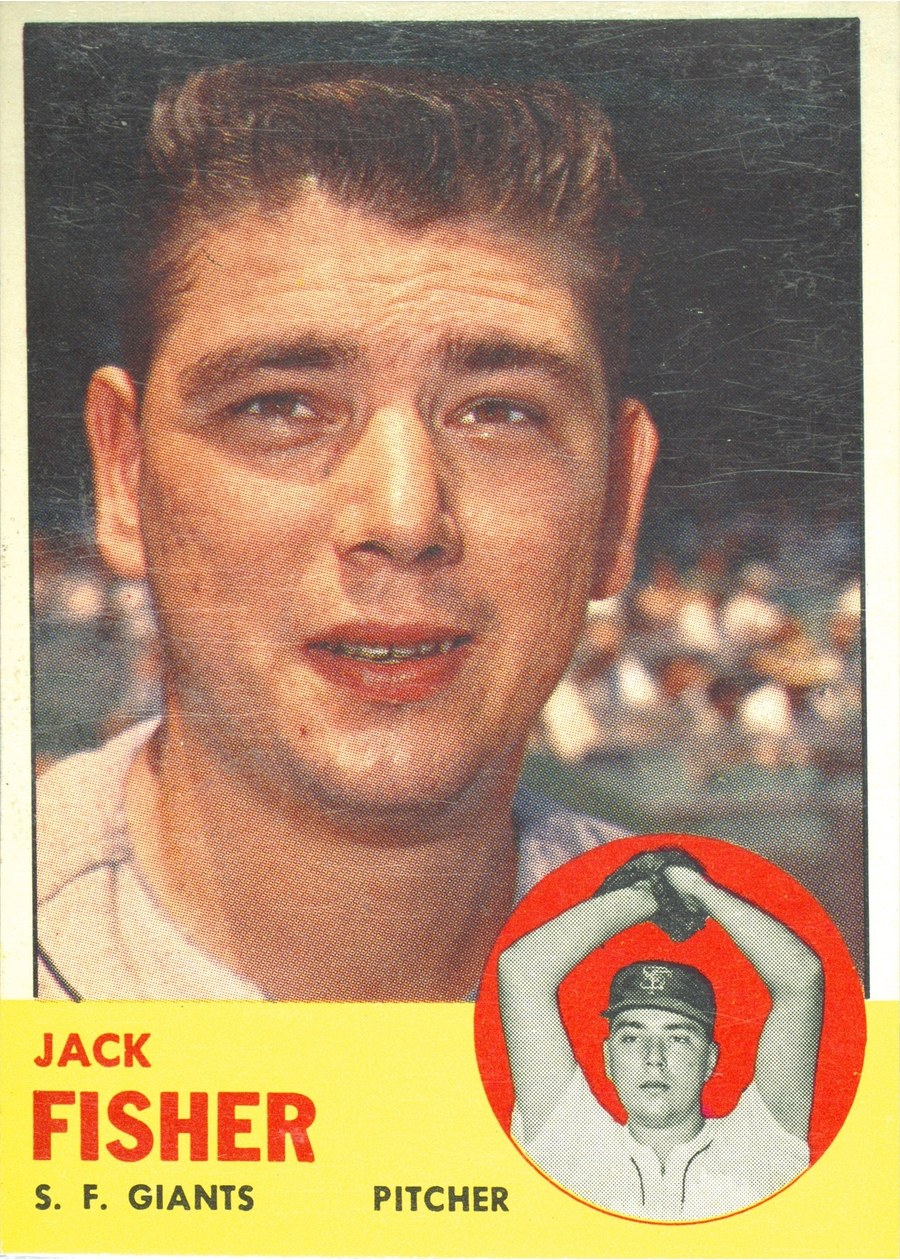 1963 Topps #474 Jack Fisher, San Francisco Giants