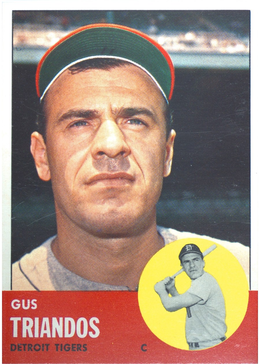 1963 Topps #475 Gus Triandos, Detroit Tigers