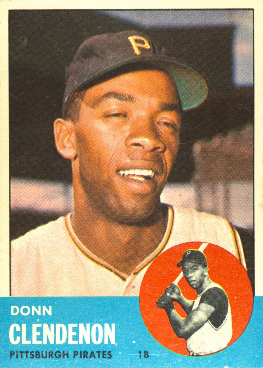 1963 Topps #477 Donn Clendenon, Pittsburgh Pirates