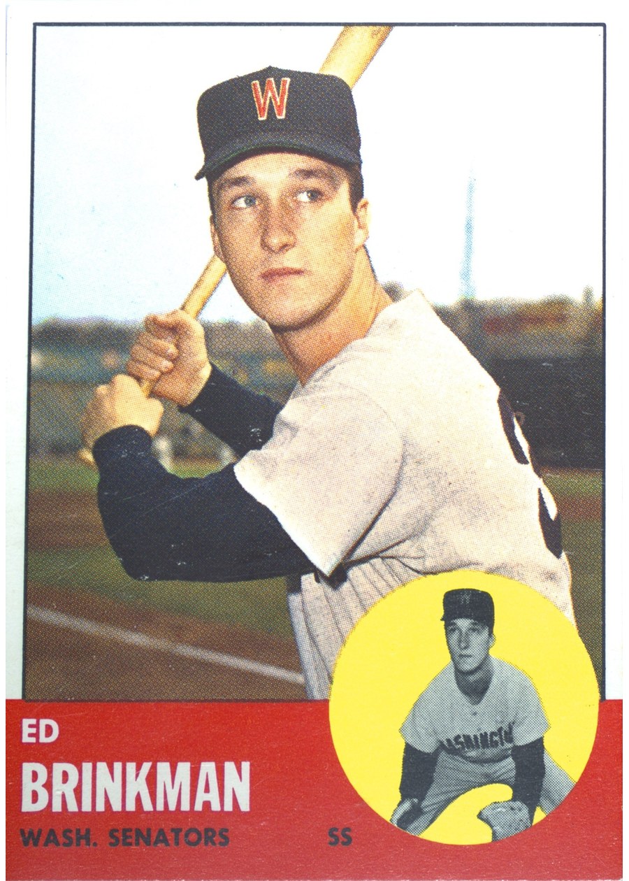 1963 Topps #479 Ed Brinkman, Washington Senators