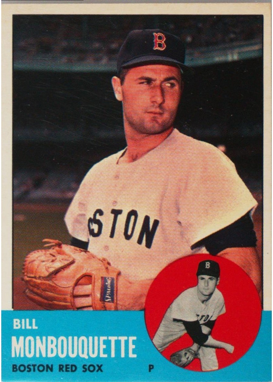 1963 Topps #480 Bill Monbouquette, Boston Red Sox