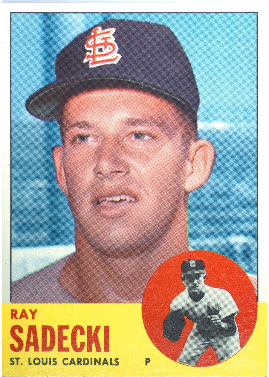1963 Topps #486 Ray Sadecki, St. Louis Cardinals