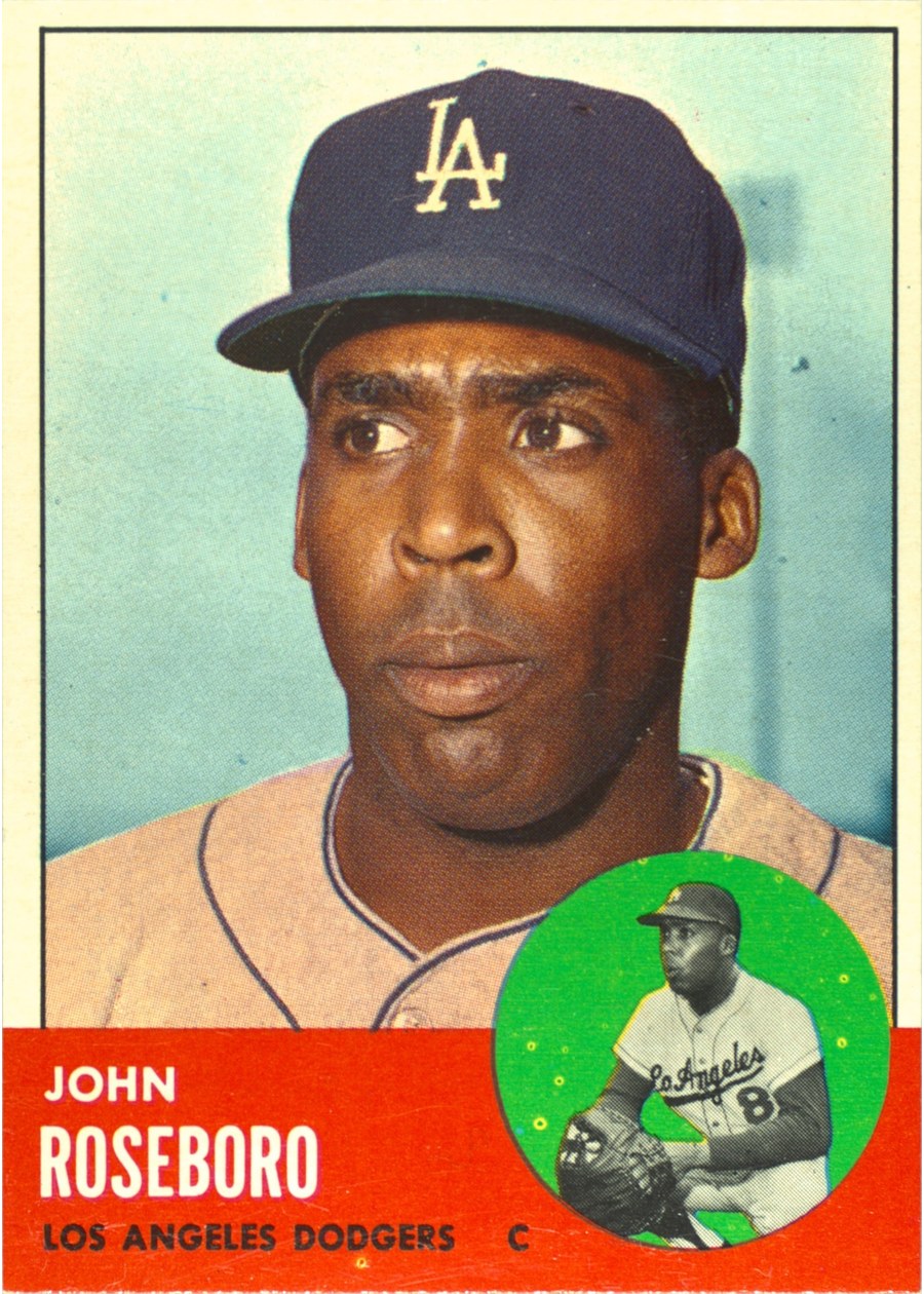 1963 Topps #487 John Roseboro, Los Angeles Dodgers