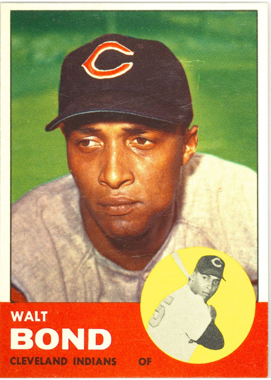 1963 Topps #493 Walt Bond, Cleveland Indians