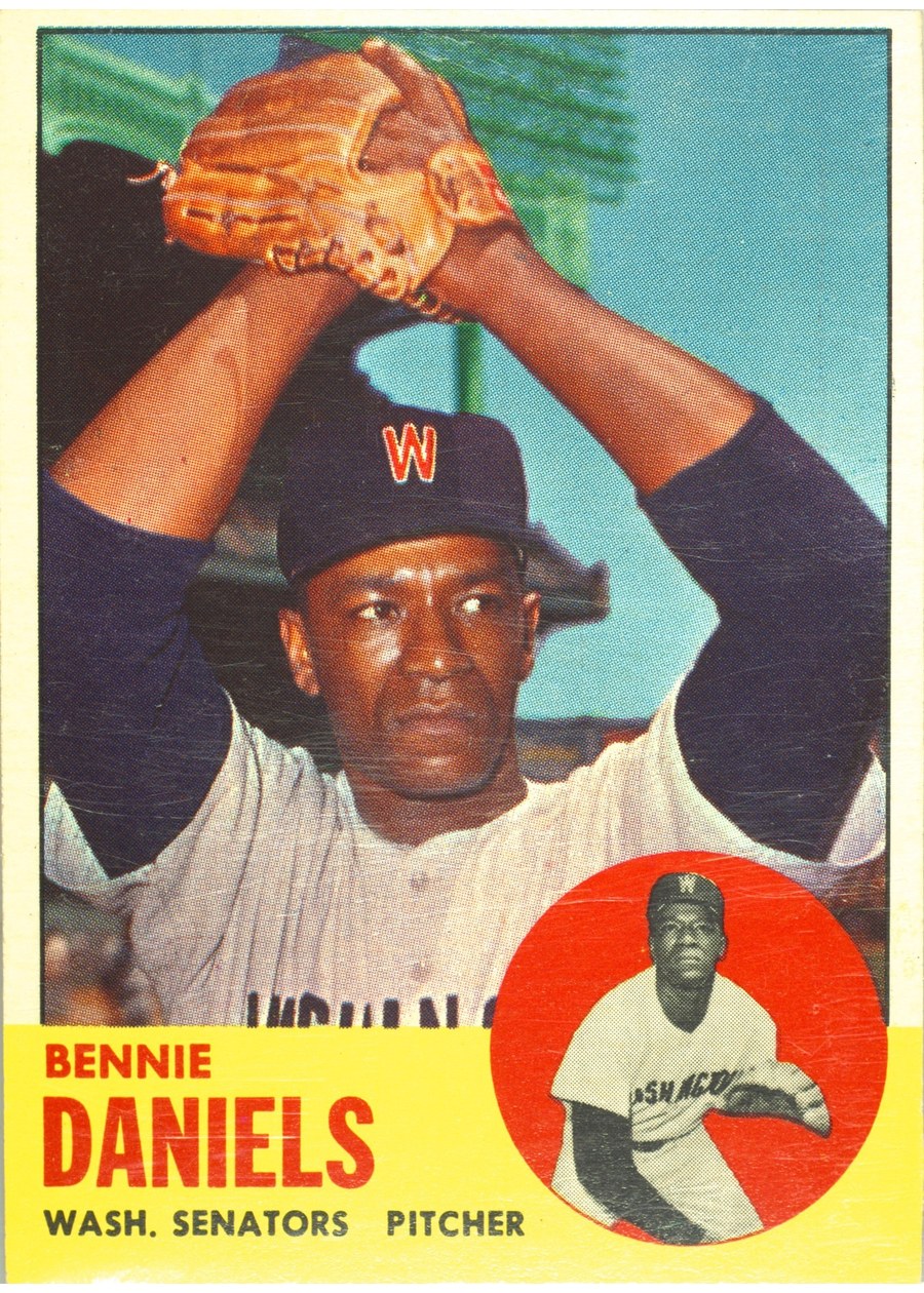 1963 Topps #497 Bennie Daniels, Washington Senators