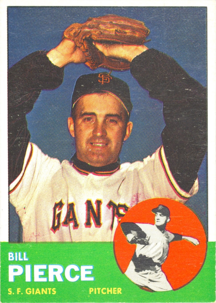 1963 Topps #50 Bill Pierce, San Francisco Giants