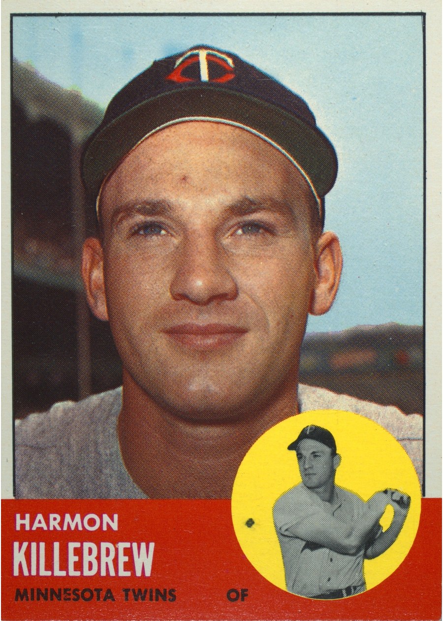 1963 Topps #500 Harmon Killebrew, Minnesota Twins