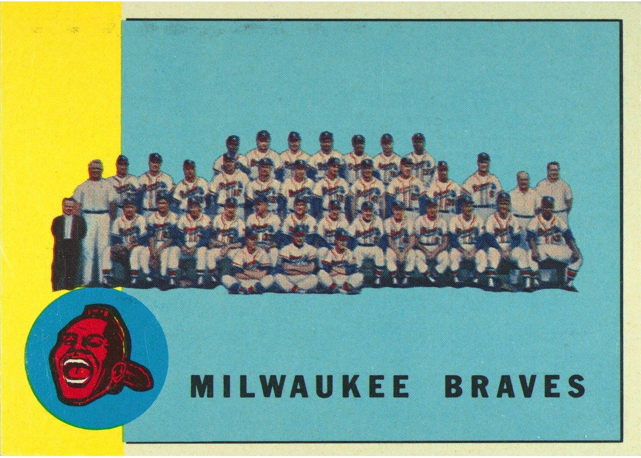 1963 Topps #503 Milwaukee Braves