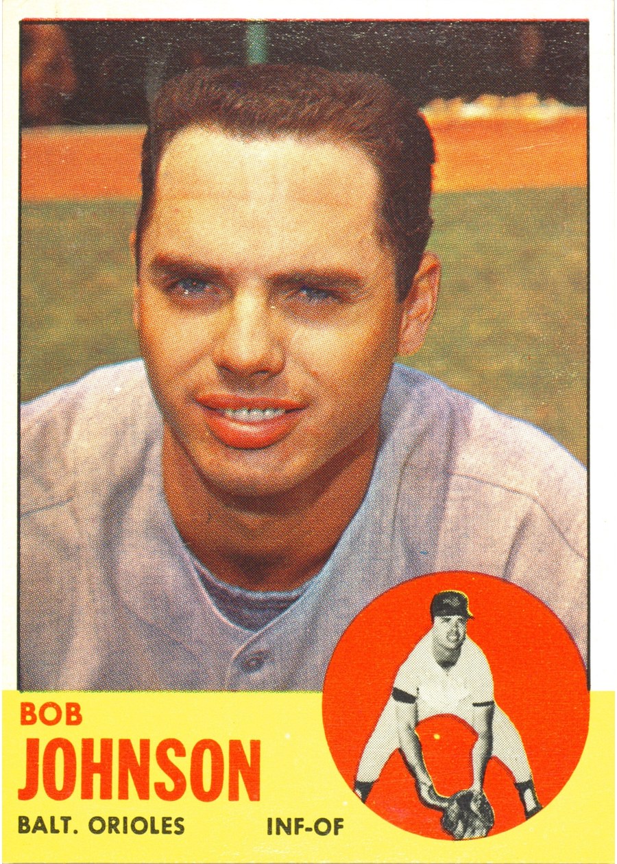1963 Topps #504 Bob Johnson, Baltimore Orioles