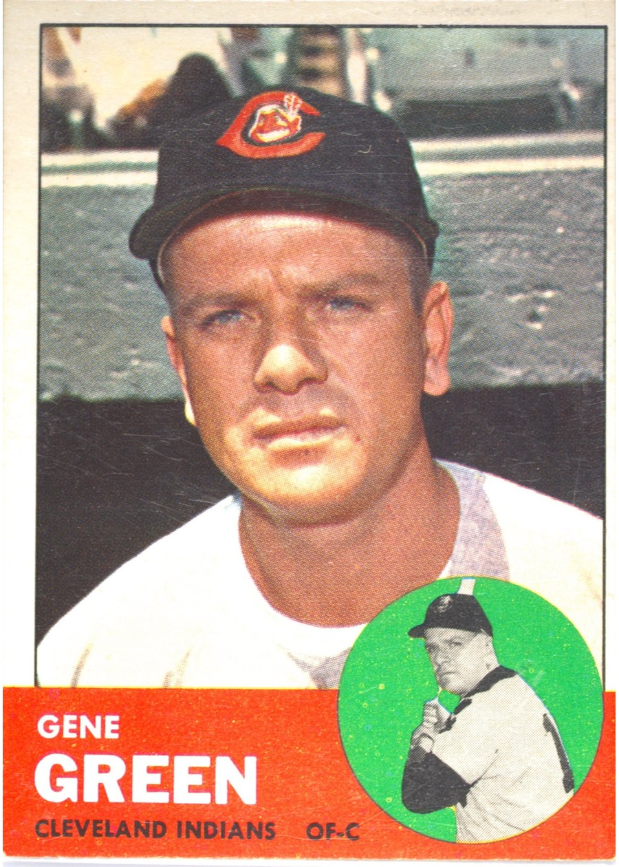 1963 Topps #506 Gene Green, Cleveland Indians