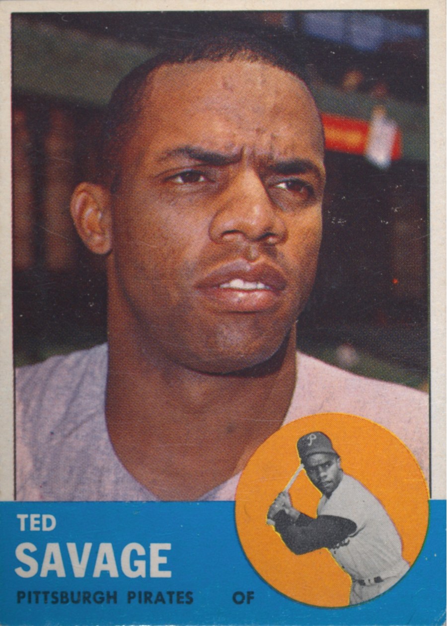 1963 Topps #508 Ted Savage, Pittsburgh Pirates