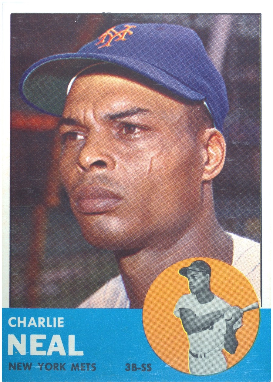 1963 Topps #511 Charlie Neal, New York Mets