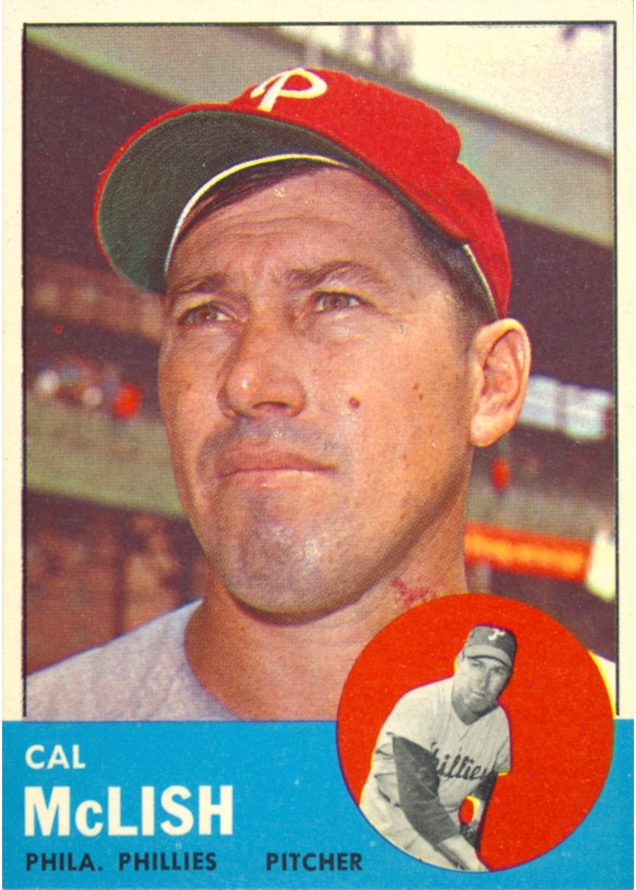 1963 Topps #512 Cal McLish, Philadelphia Phillies