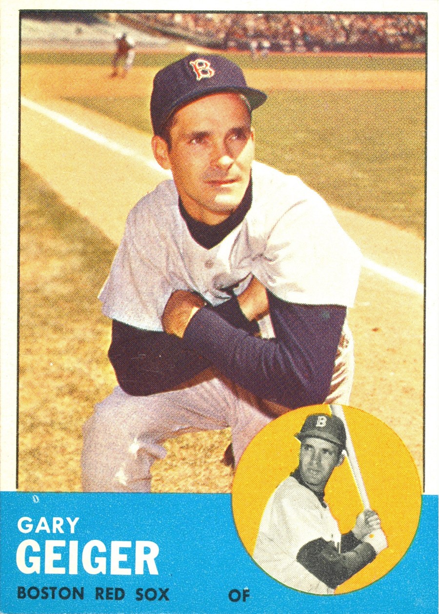 1963 Topps #513 Gary Geiger, Boston Red Sox