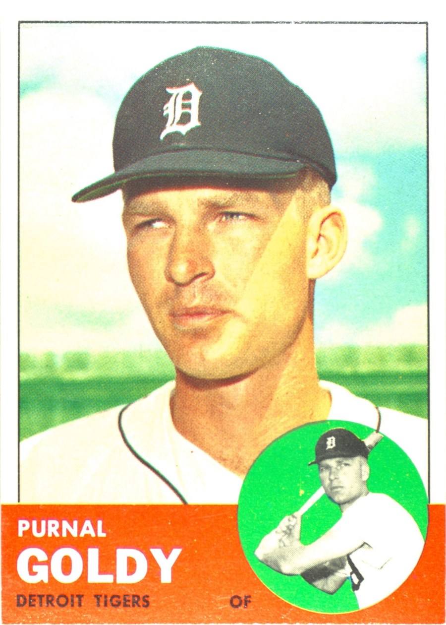 1963 Topps #516 Purnal Goldy, Detroit Tigers