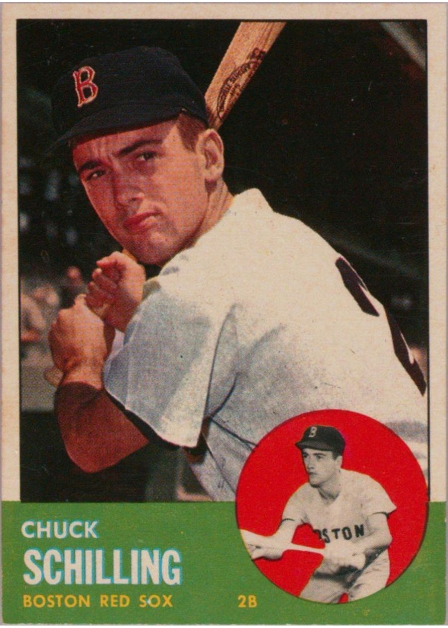 1963 Topps #52 Chuck Schilling, Boston Red Sox
