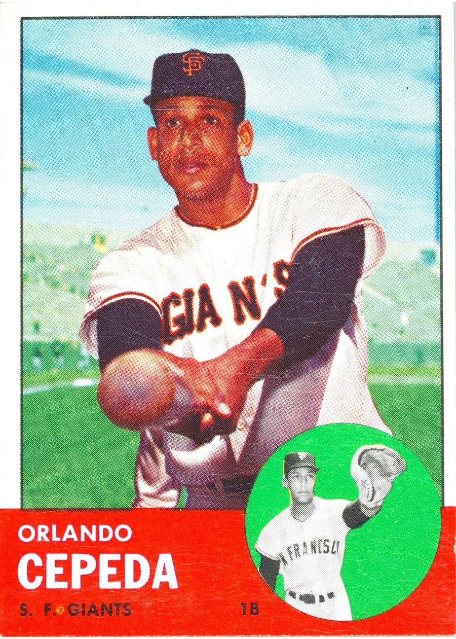 1963 Topps #520 Orlando Cepeda, San Francisco Giants