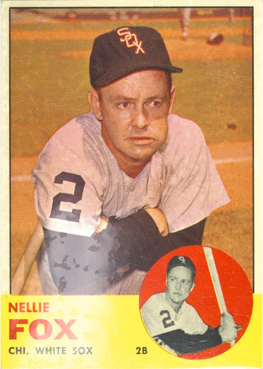 1963 Topps #525 Nellie Fox, Chicago White Sox