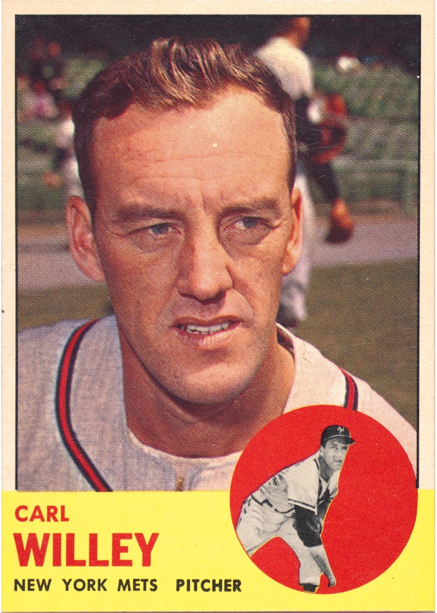 1963 Topps #528 Carl Willey, New York Mets