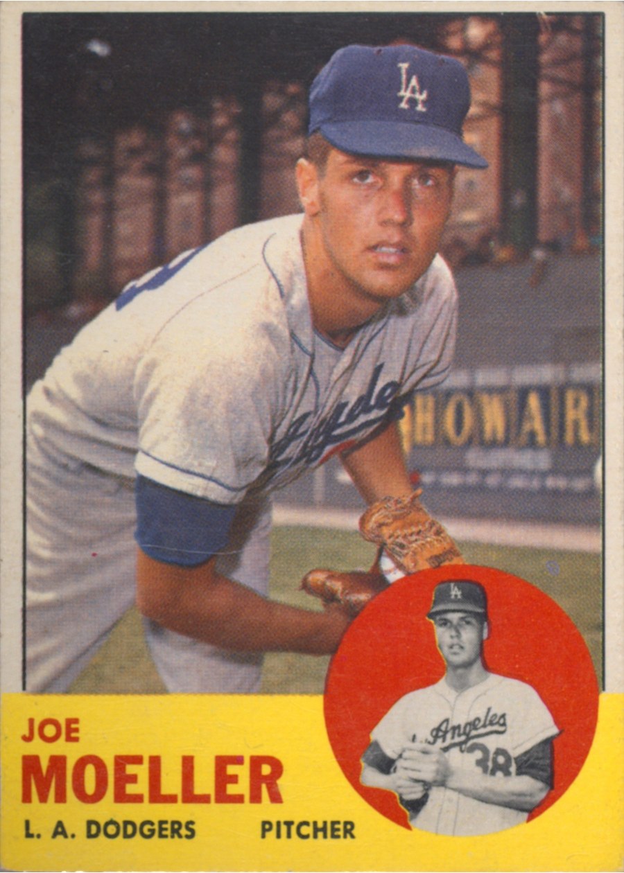 1963 Topps #53 Joe Moeller, Los Angeles Dodgers