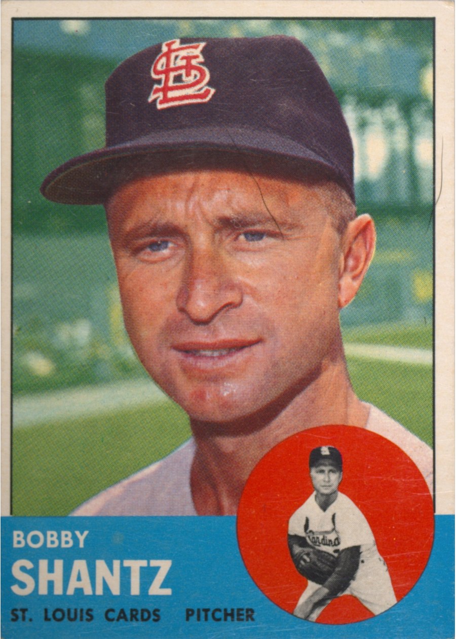 1963 Topps #533 Bobby Shantz, St. Louis Cardinals