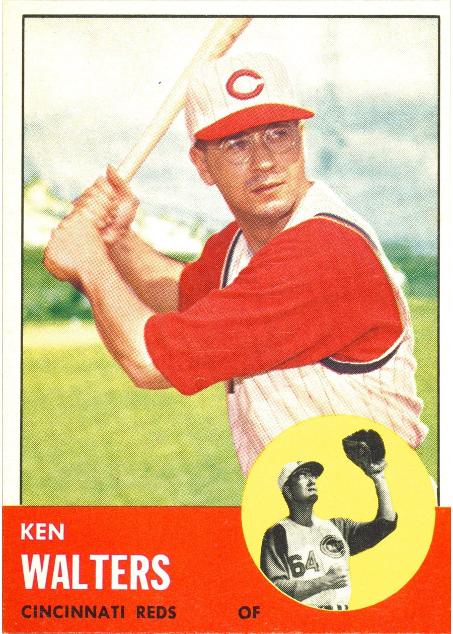 1963 Topps #534 Ken Walters, Cincinnati Reds