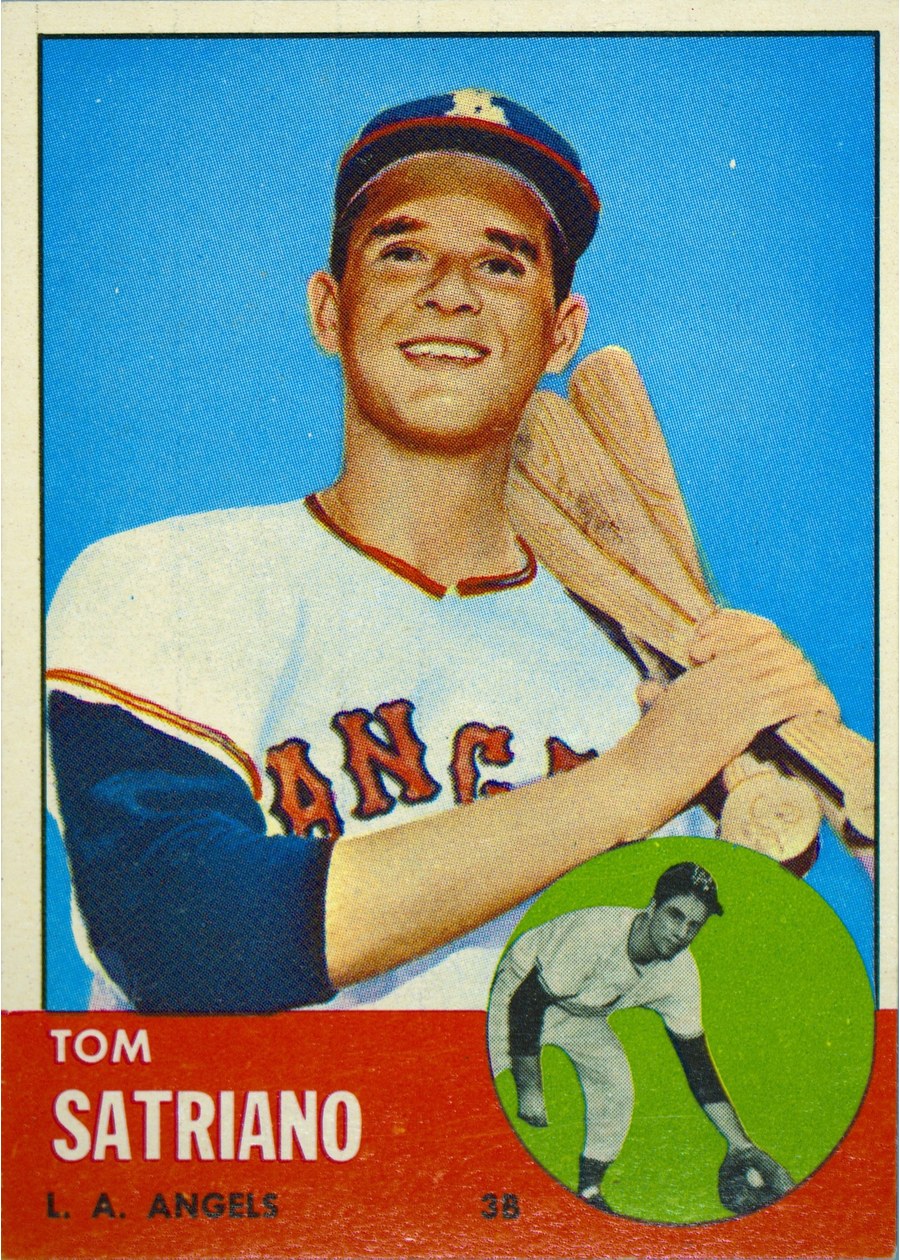 1963 Topps #548 Tom Satriano, Los Angeles Angels