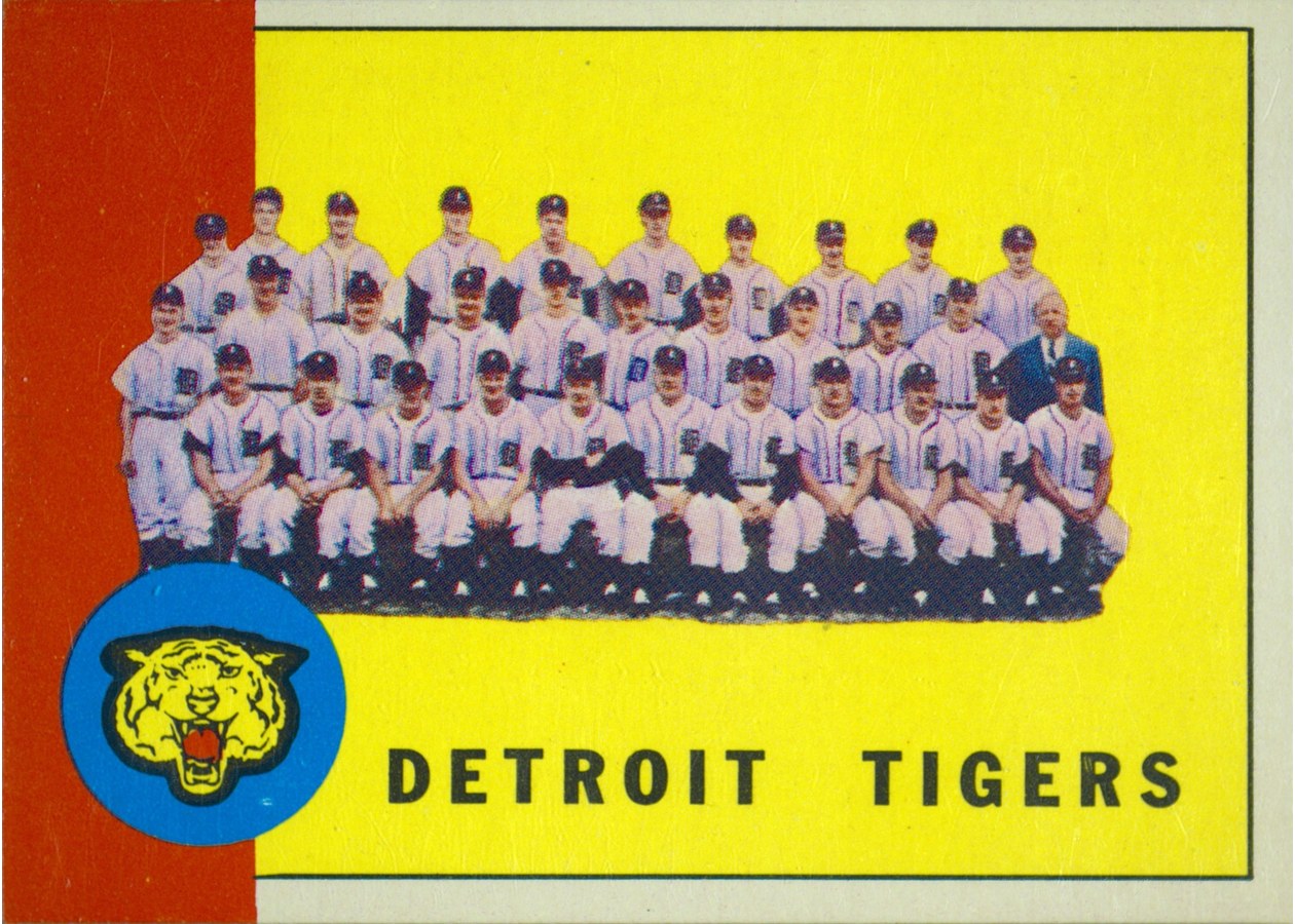 1963 Topps #552 Detroit Tigers