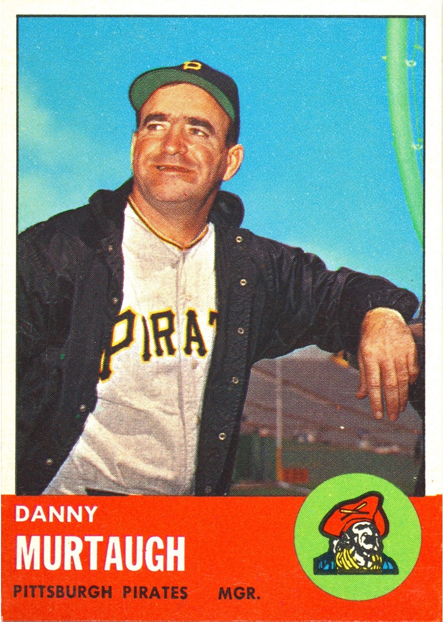 1963 Topps #559 Danny Murtaugh, Pittsburgh Pirates