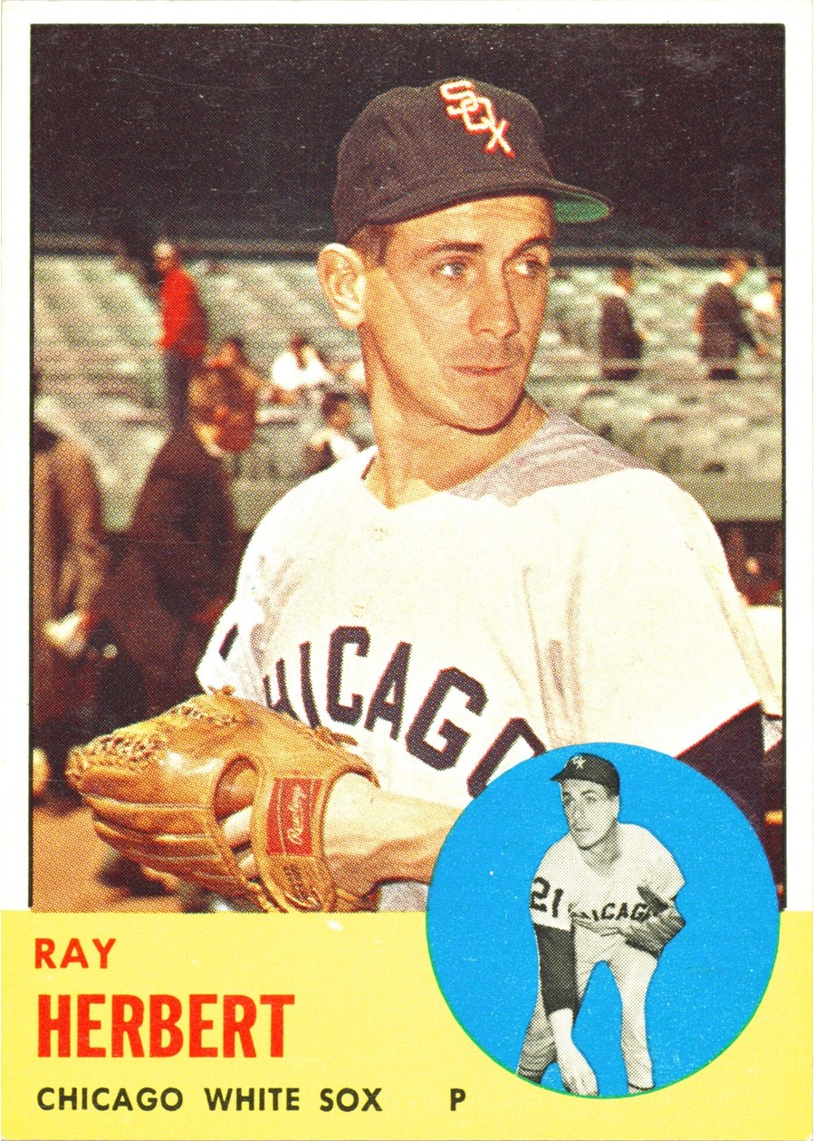 1963 Topps #560 Ray Herbert, Chicago White Sox