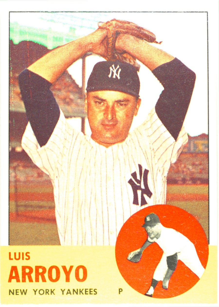 1963 Topps #569 Luis Arroyo, New York Yankees