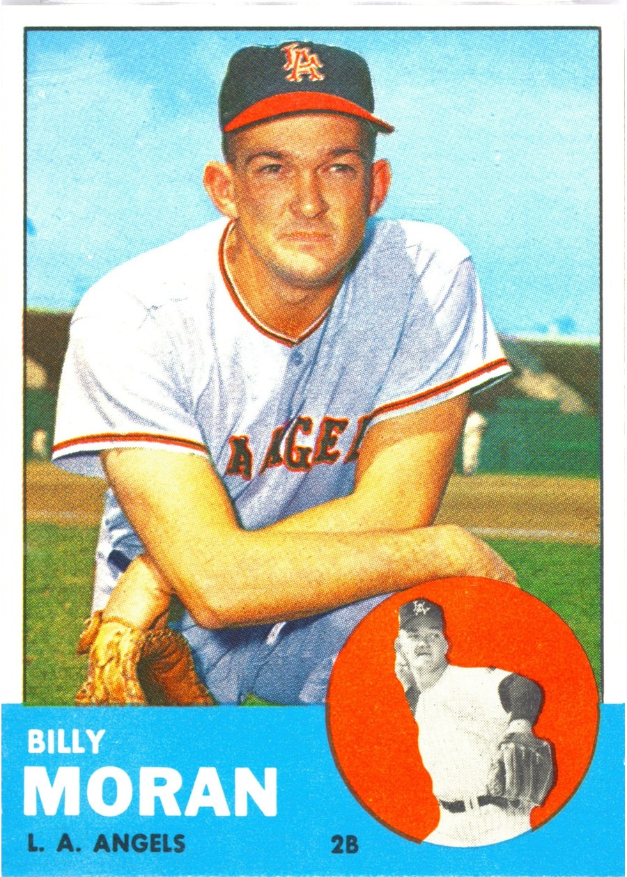 1963 Topps #57 Billy Moran, Los Angeles Angels