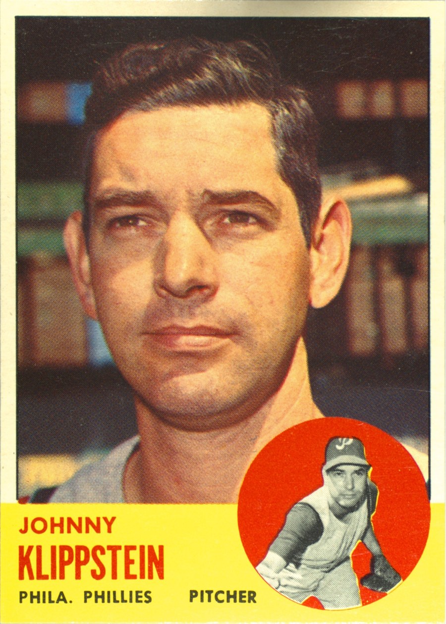 1963 Topps #571 Johnny Klippstein, Philadelphia Phillies