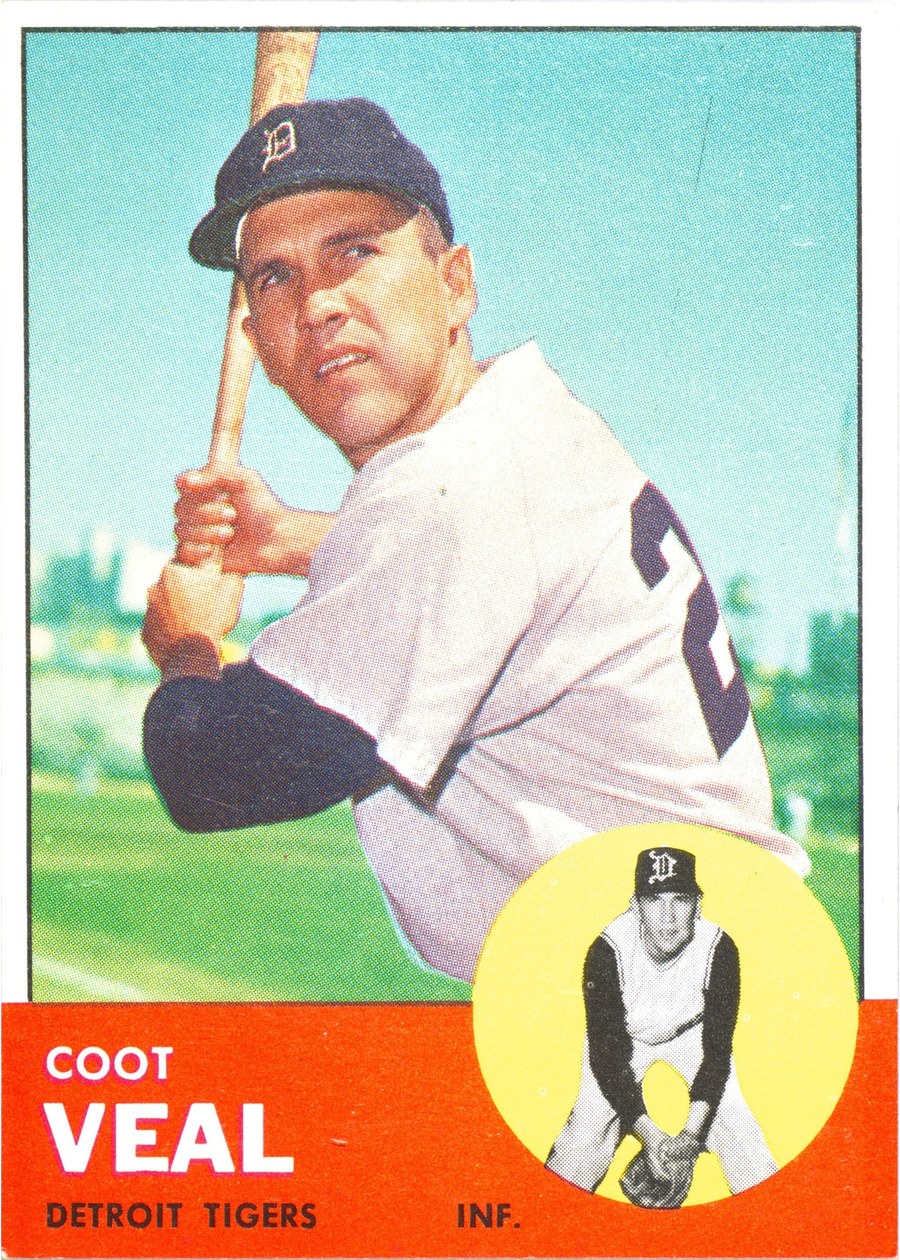1963 Topps #573 Coot Veal, Detroit Tigers