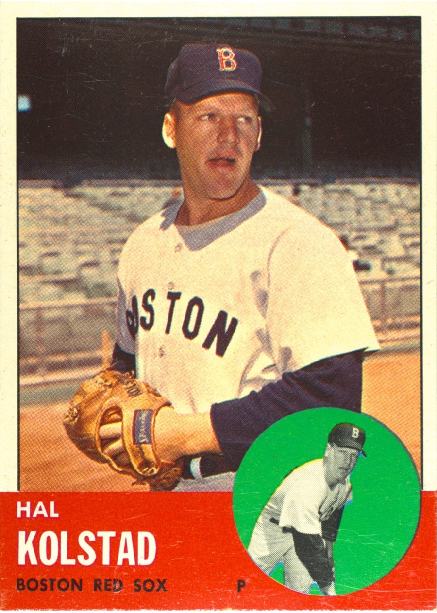1963 Topps #574 Hal Kolstad, Boston Red Sox