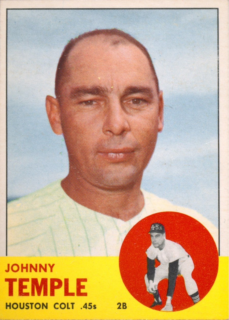 1963 Topps #576 Johnny Temple, Houston Colt .45's