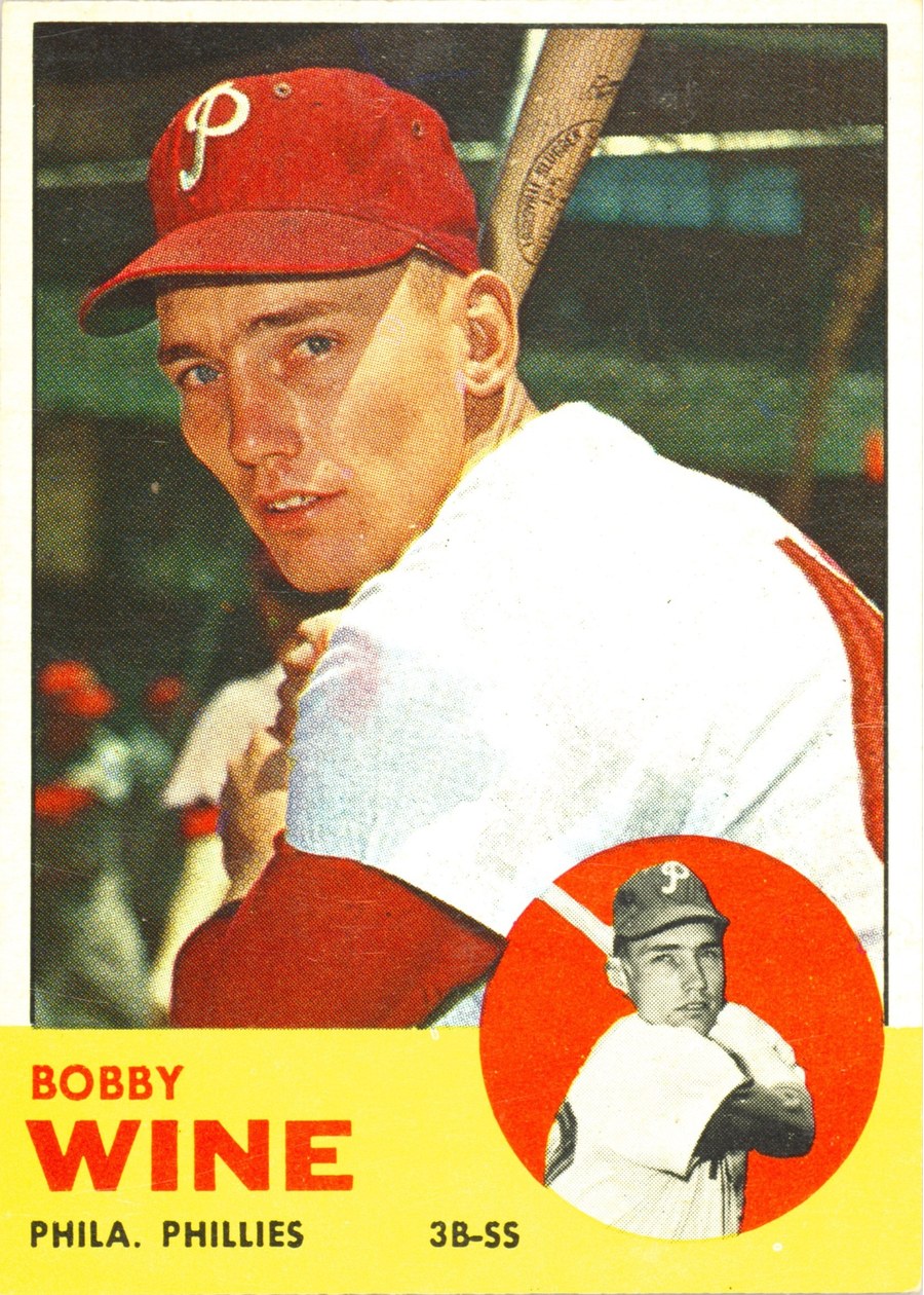 1963 Topps #71 Bobby Wine, Philadelphia Phillies