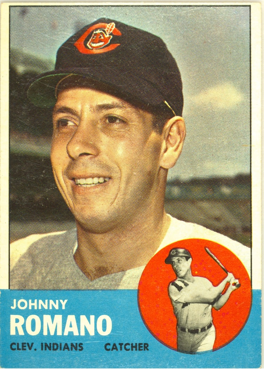 1963 Topps #72 Johnny Romano, Cleveland Indians