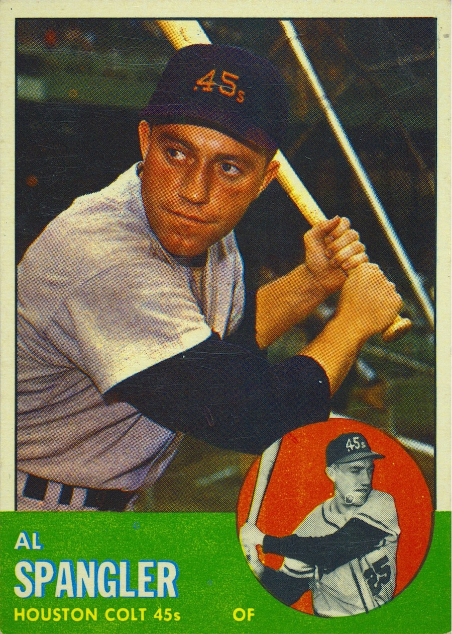 1963 Topps #77 Al Spangler, Houston Colt .45's