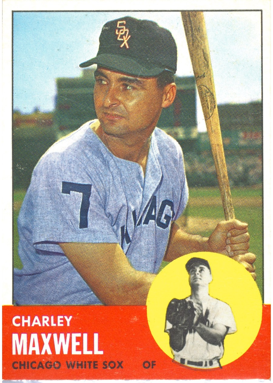 1963 Topps #86 Charley Maxwell, Chicago White Sox