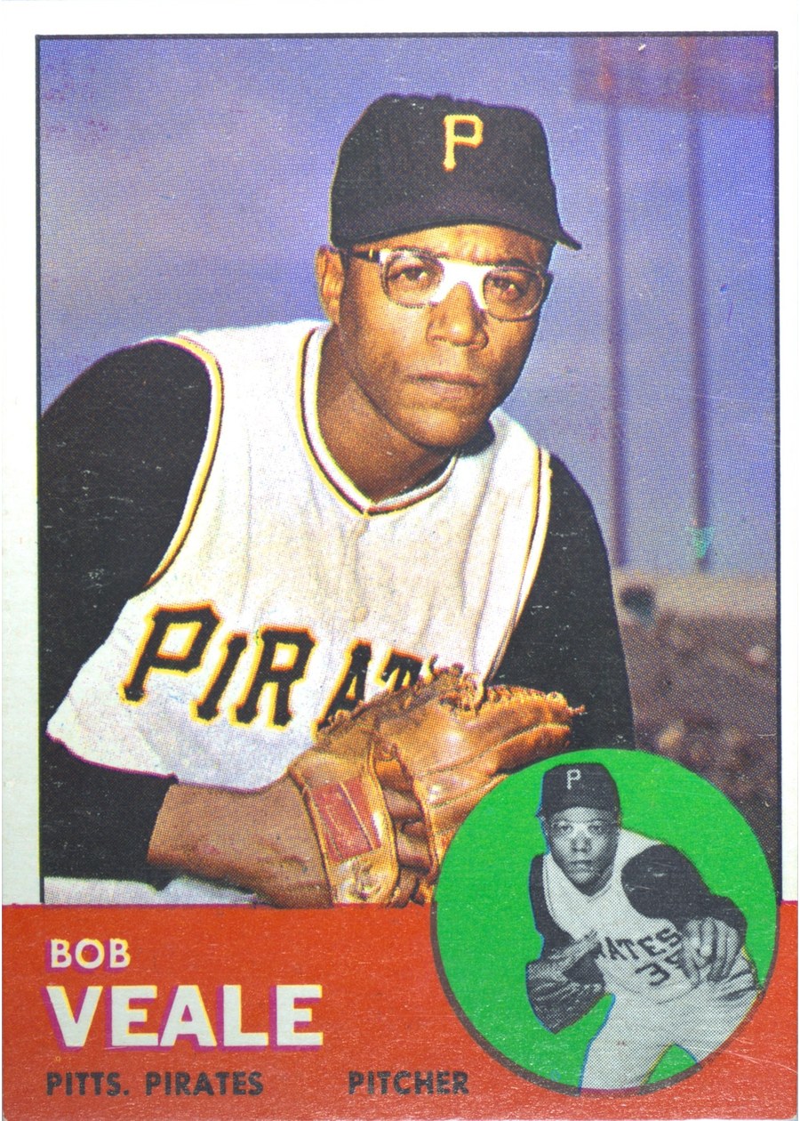 1963 Topps #87 Bob Veale, Pittsburgh Pirates