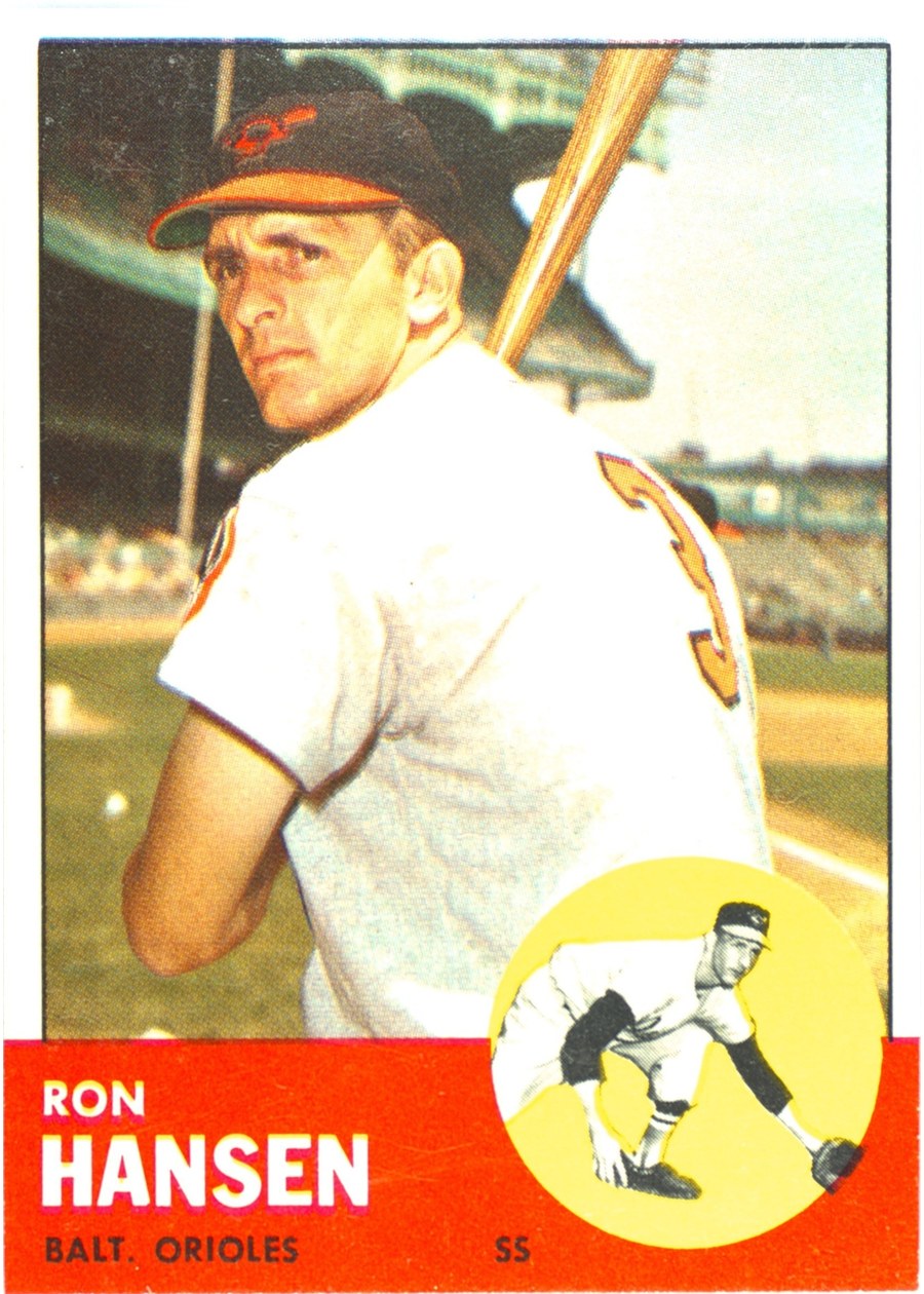 1963 Topps #88 Ron Hansen, Baltimore Orioles