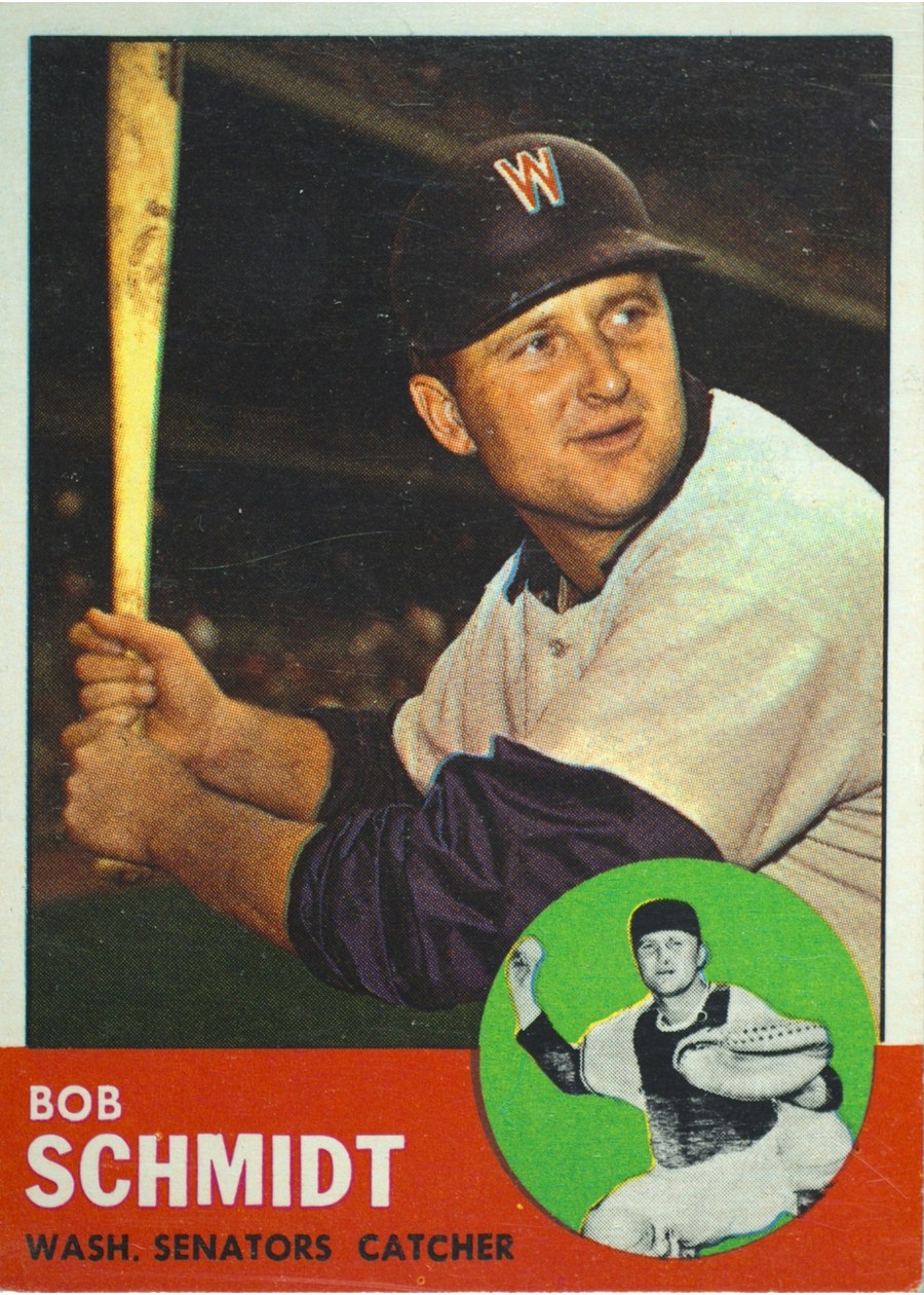 1963 Topps #94 Bob Schmidt, Washington Senators
