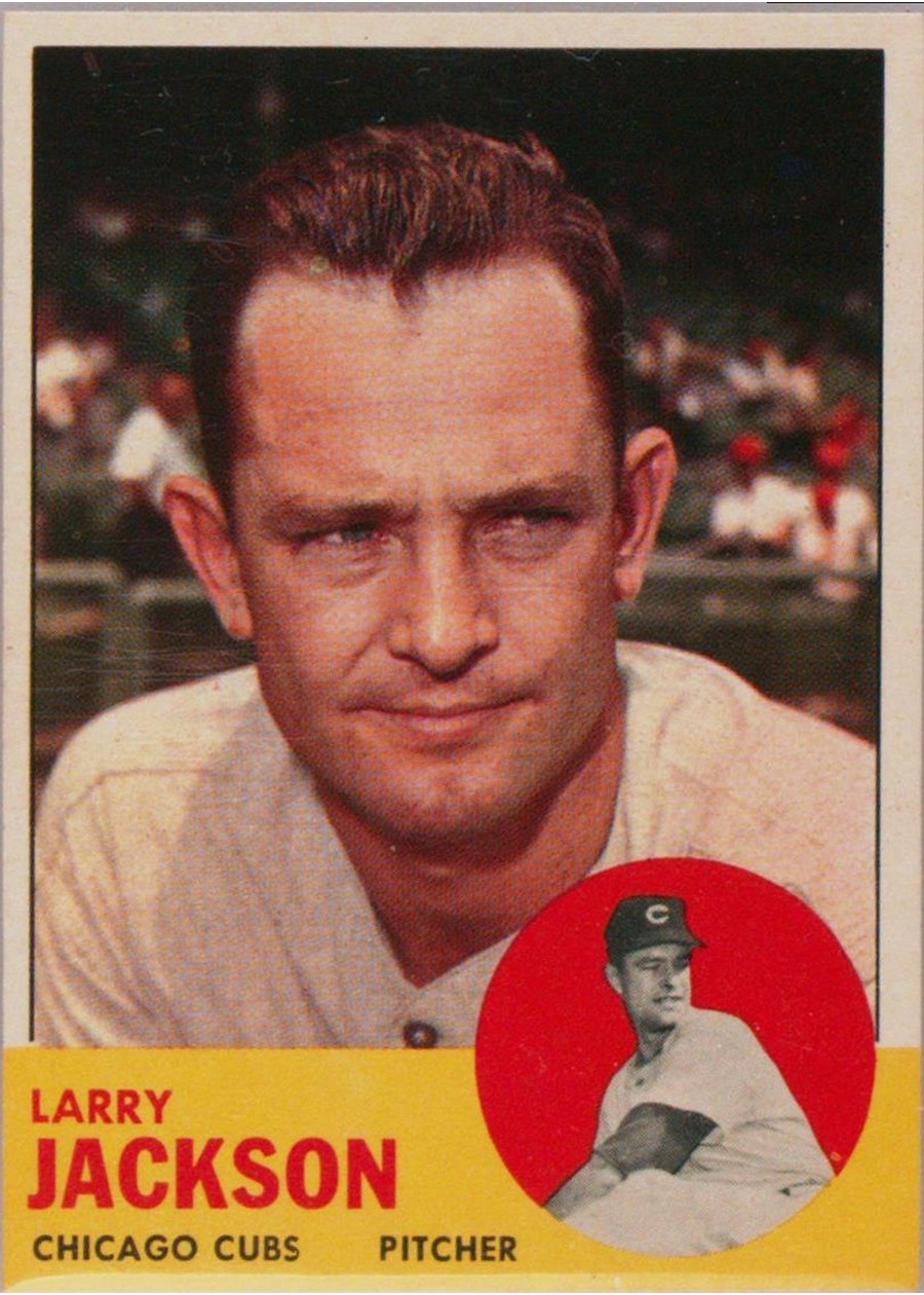 1963 Topps #95 Larry Jackson, Chicago Cubs